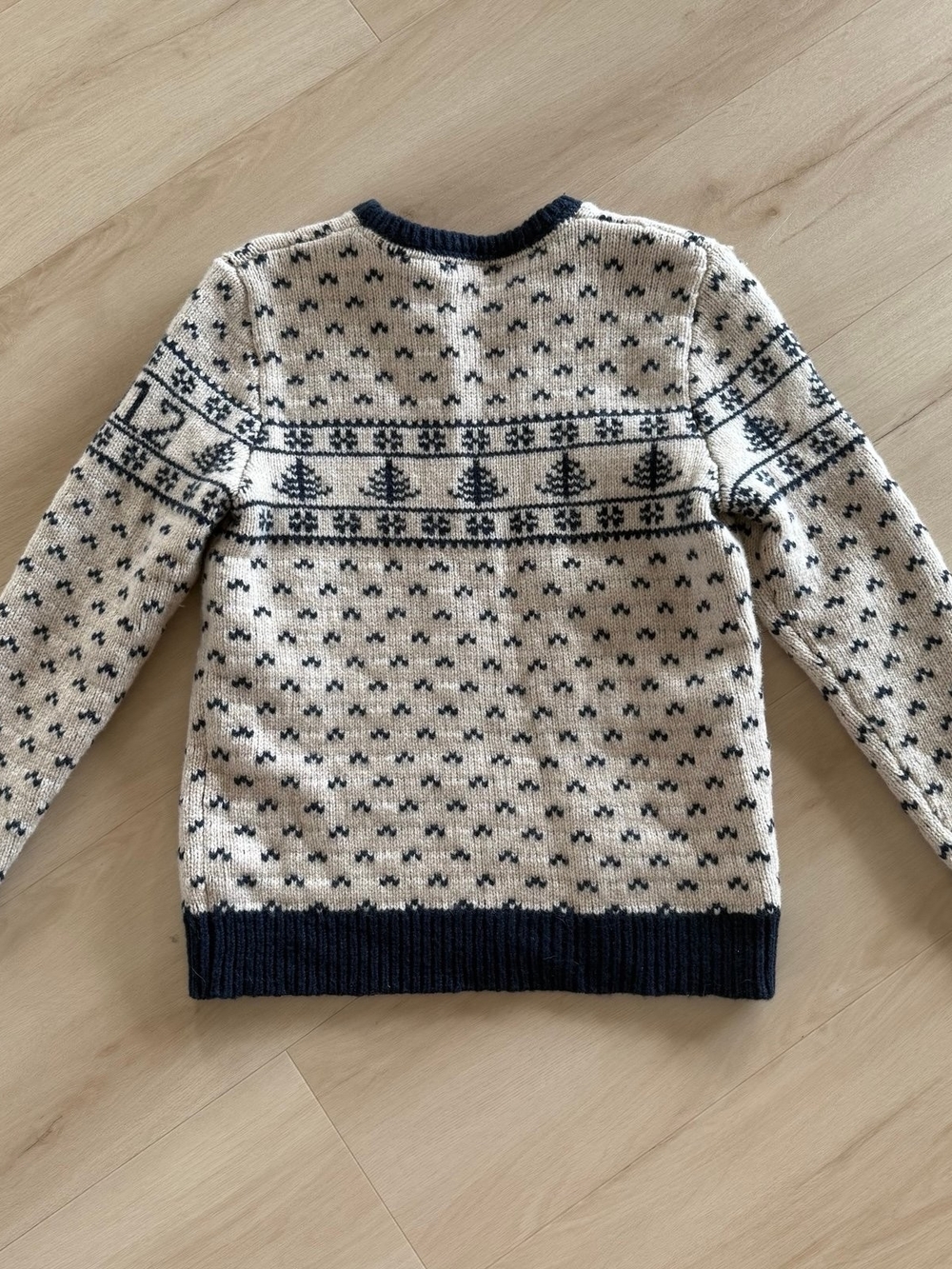 L.L. Bean Women's Bean's Classic Ragg Wool Intarsia Sweater NWOT SIZE XL - Picture 2 of 3